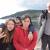 Clara, Timothée, Pauline et Daniel, en sortie pendant leurs vacances à Gerardmer